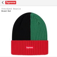 슈프림 오버다이드 믹스 비니 supreme overdyed beanie