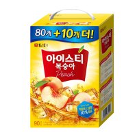 담터 복숭아 홍차 아이스티 80T