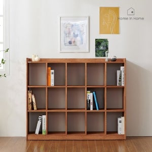 에디터의 서재 원목 베이직 오픈 3단 책장 1400 5x3 J102