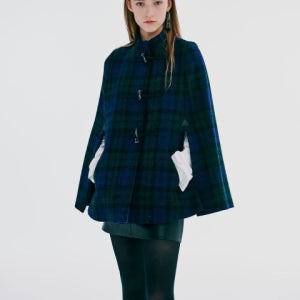[키닉] YUIL CAPE COAT_GREEN