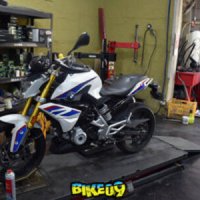 BMW G310R 중고오토바이 점검 대구오토바이 엔진오일 오일필터 포함