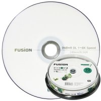 퓨전에프앤씨 퓨전 8배속 8.5GB DVD+R DL 10 케이크박스 포장