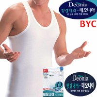 BYC BYC데오니아40수민소매조끼런닝5종 BYD7001