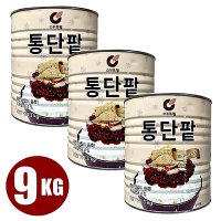 팥빙수팥 통단팥앙금 팥잼 레드빈 빙수 재료 총 9kg 카페 업소용 1개