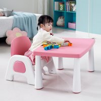 우루루 유아 아동 책상 의자 세트 높이조절 놀이 식탁