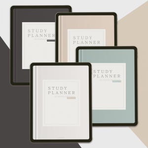 굿노트 플래너_30일루틴 뉴트럴스터디플래너_아이보리, 라프레즐리[LAFREZLEY] 굿노트