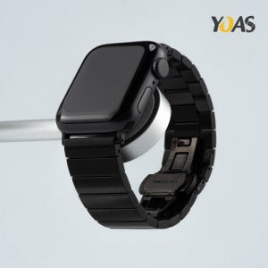 [요아스] 솔리드 메탈 링크 브레이슬릿 애플워치 스트랩 42/44/45mm Y-08