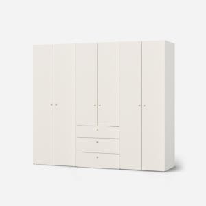 샘베딩 마일드 옷장세트 240cm(높이216cm) 서랍형 2종