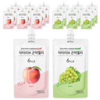 닥터리브 곤약젤리 청포도 x 10p 복숭아 x 10p