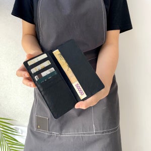 에삐가죽 아날로그 여성장지갑 현금지갑, 아토제이