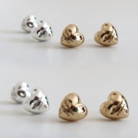 [미드나잇모먼트] [단독] BUMPY LOVE EARRING (2 SIZES)