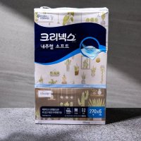 유한킴벌리 크리넥스 내츄럴소프트 미용티슈 270매 6입