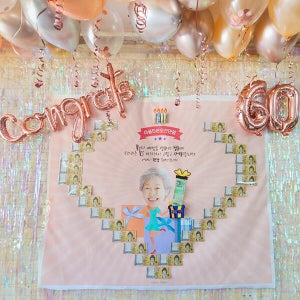 부모님 생신 상차림 세트 91번 / 용돈 현수막 셀프 환갑상 칠순상차림 아빠 환갑선물