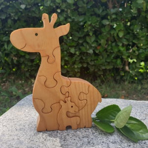 🦒기린 모녀 퍼즐🦒, 베베르(beber)