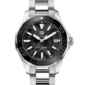 태그호이어 여성 아쿠아레이서 블랙 진주다이얼 WAY131K BA0748