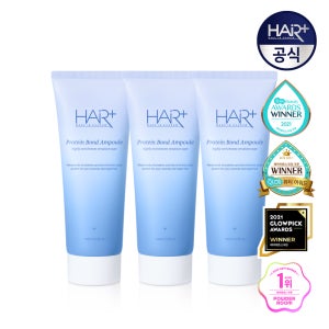 헤어플러스 단백질 본드 앰플 에센스 145ml x 3개 / 헤어에센스 노워시 트리트먼트 바르는 극손상 헤어팩 헤어영양제 클리닉