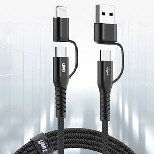 [UM2] MFI 60W 초고속 4IN1 고속충전 케이블 [120cm] #