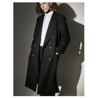 [룬케이브] WOOL DOUBLE BREAST LONG COAT I246XX00068