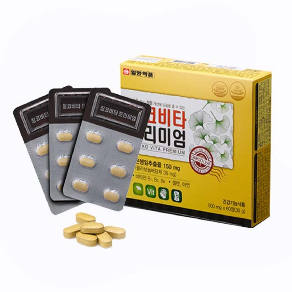 일양약품 징코비타 프리미엄 500mg x 60정