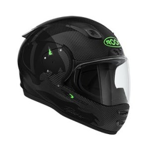 루프헬멧 RO200RO200 CARBON PANTHER BLACK/FLUO GREEN