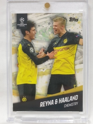 2021 Topps X Giovanni Reyna American Dream 레이나 엘링 홀란드 축구 카드