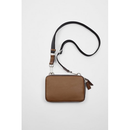 rigid mini duo crossbody bolsa zara