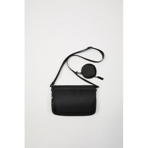 rigid mini duo crossbody bolsa zara
