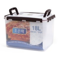 조은락 투명 대형 밀폐용기 18L 김치 보관 김치통