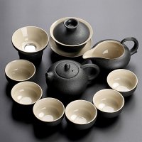 저무리 러시아 커피잔 한국도자기 luwu 그릇 세라믹 찻주전자 차 컵 중국 쿵푸 차 세트 drinkware