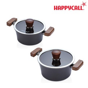 해피콜 [본사직영] 그래핀 IH 냄비 2P 세트 (양손18/양손20)