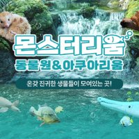 [경기도] 김포 몬스터리움 동물원 & 아쿠아리움 이용권 (성인, 소인)