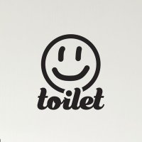 스마일 toilet 레트로 화장실 안내 표시 도어스티커