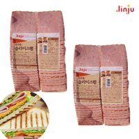 진주햄 진주 슬라이스햄 1kg x 2개 샌드위치 햄 진주햄 토스트햄