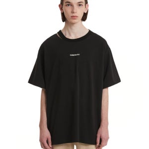 트렁크프로젝트 Ver 3. Ripped Hole T Shirts / Supima_Black