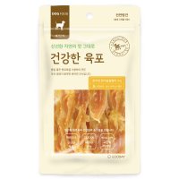 굿데이 건강한육포 토끼귀 닭가슴살말이 80g