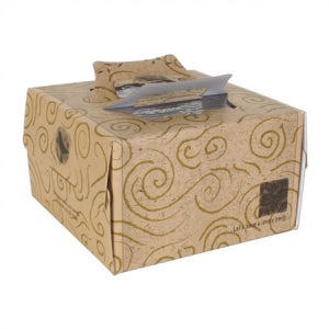 케이크박스 (크라프트 새그림 1호) 백색밑판