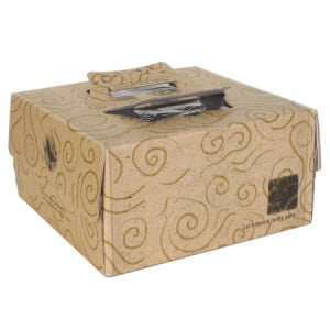 케이크박스 (크라프트 새그림 2호) 백색밑판