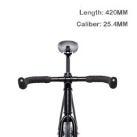 Fixie 자전거 핸들 바 알루미늄 합금 단일 속도 트랙 레스트 부품 로드 바이크 TT 25