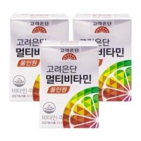 고려은단 멀티비타민 올인원 1560mg x 60정 3통_MC