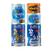 유동 자연산 골뱅이 140g / 300g / 꽁치 400g / 고등어 400g / 번데기 130g 골뱅이무침 통조림