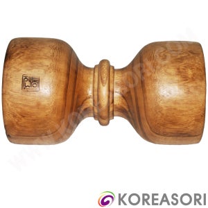 코리아소리 0.75자 * 0.7자 * 1.3자 나무색 무광 우레탄 오동나무 사물장구통 / DBR-AGA323C