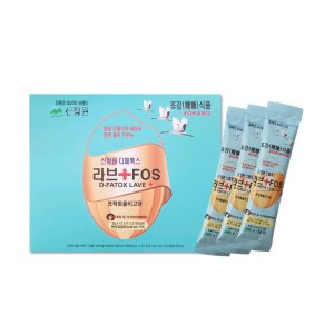 조강식품 라브101 플러스 FOS (60포) 라이스브랜 디패톡스 신정원 프락토올리고당함유 철원평야생산  60개  5g  1개