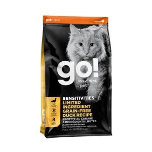 고 GO 센스티비티+샤인LID 덕(오리) 캣 3.63kg + 사료샘플 400g