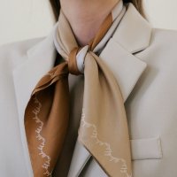 [비비드솔리드] pell silk scarf (2color)