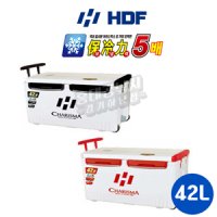 HDF 해동 카리스마 빅 아이스박스 42L HB-1163 낚시용 캐리어 바퀴 쿨러 42리터