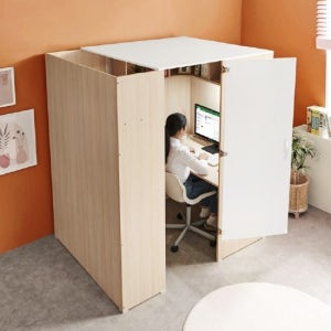 e스마트 무아르 프리미엄 1인 가정용 독서실책상 H1800