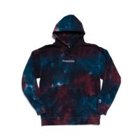 더 콰이엇 라이프  ORIGIN EMBROIDERED HOOD - DARK TIE DYE