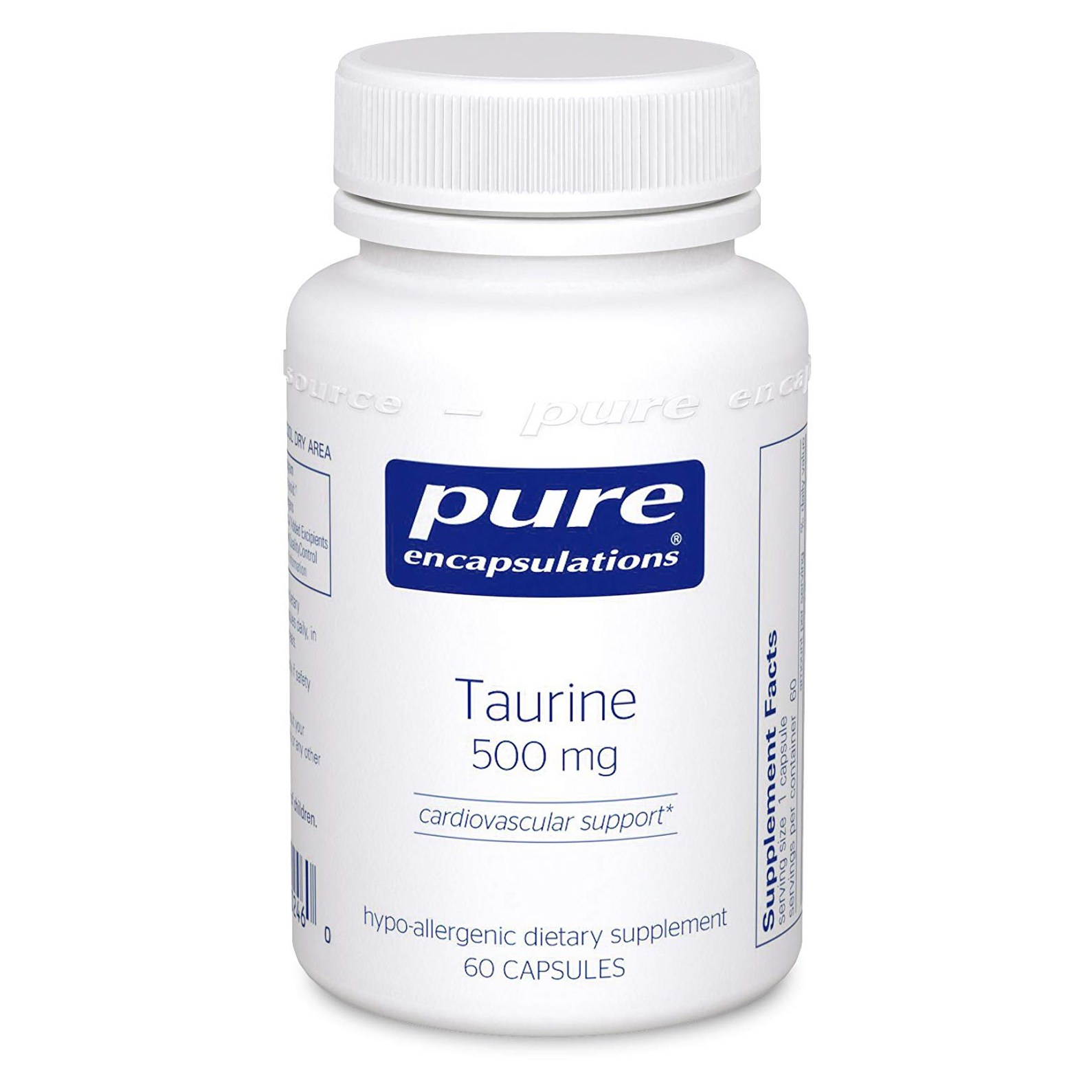 퓨어인캡슐레이션 <b>타우린 500mg</b> 캡슐  60정  1개