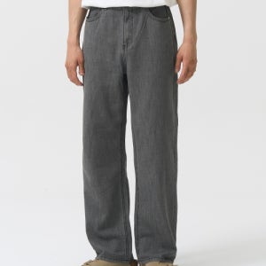 [토피] SL01 섬머 데님 와이드 팬츠 (GREY) T2S-LDWPTGY