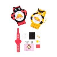 민화샵 EVA 아동용 학습 장난감 손목시계 만들기 세트  부엉이